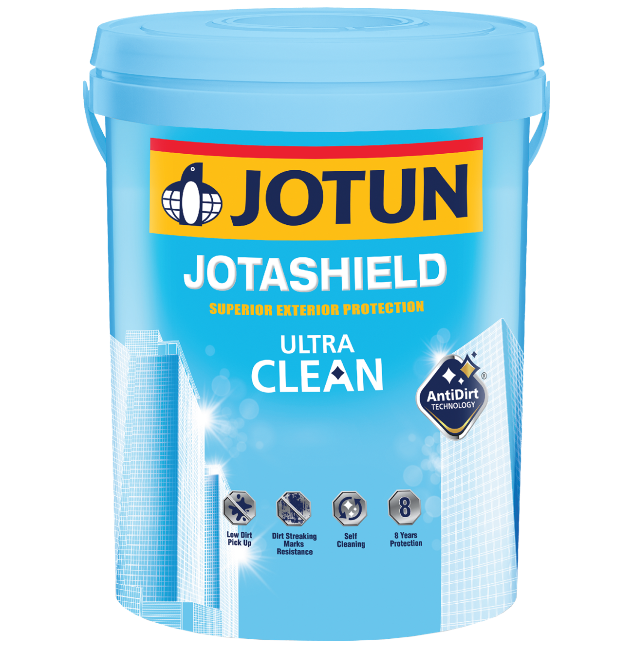 Jotun Jotashield Ultra Clean paint bucket